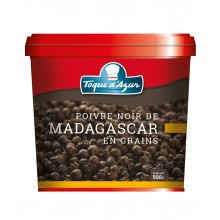 POIVRE NOIR DE MADAGASCAR EN GRAINS - BOITE PRO 500 G
