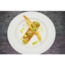 Sashimi de langoustine au yuzu